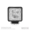 Westin Automotive LED WORK LIGHT SQUARE 4.6IN X 5.3IN FLOOD W/3W EPISTAR 09-12211B